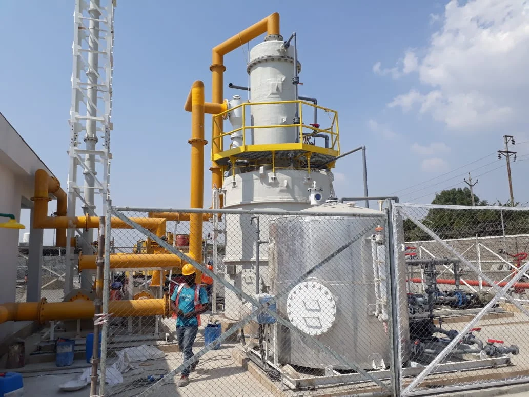 chlorine leak Neutralization system