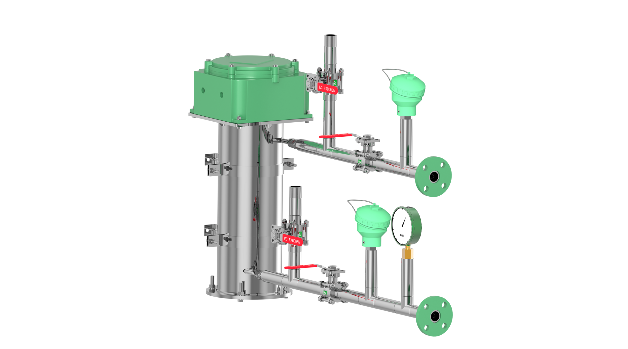 Electrical non-contact process heaters